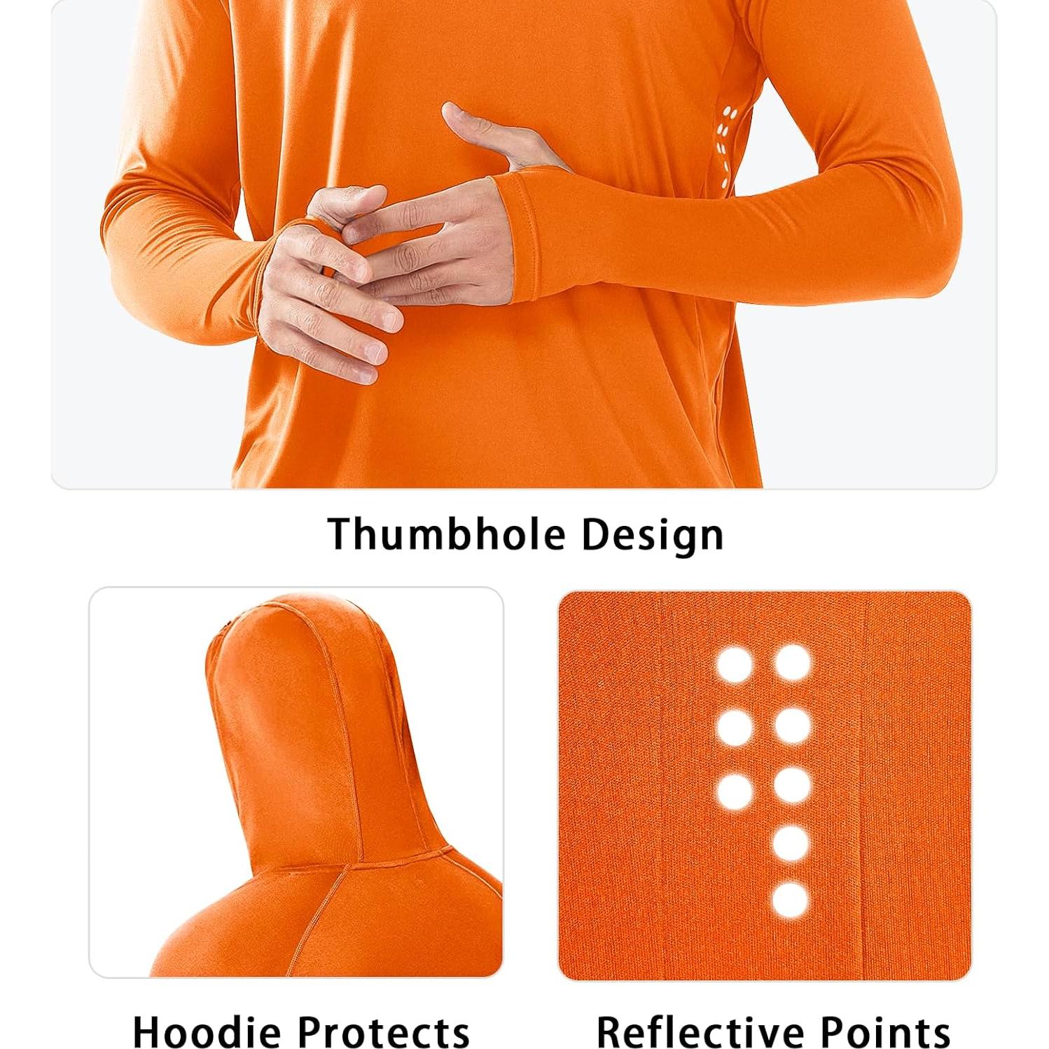 Sudadera con Capucha NORTHYARD UPF 50+ Hombre 3XL Naranja