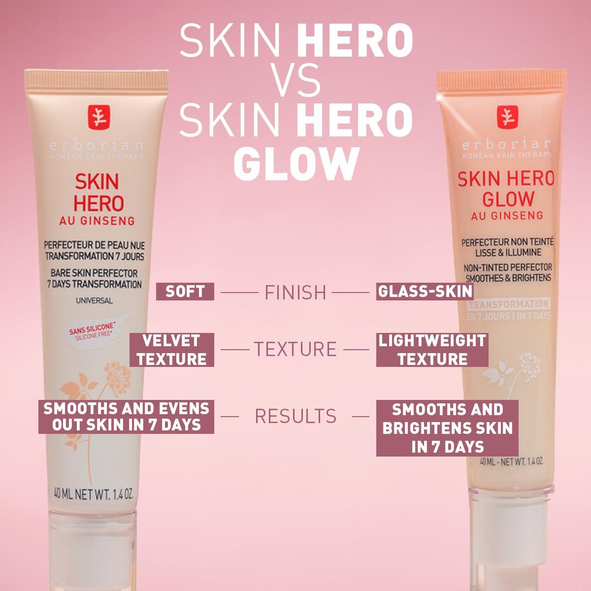 Erborian Skin Hero Glow 40mL - Cuidado de Piel Coreano