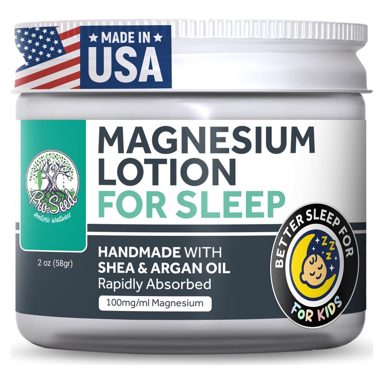 Loción de Magnesio ProSeed 100% Natural 60ml - Vegana y Calmante