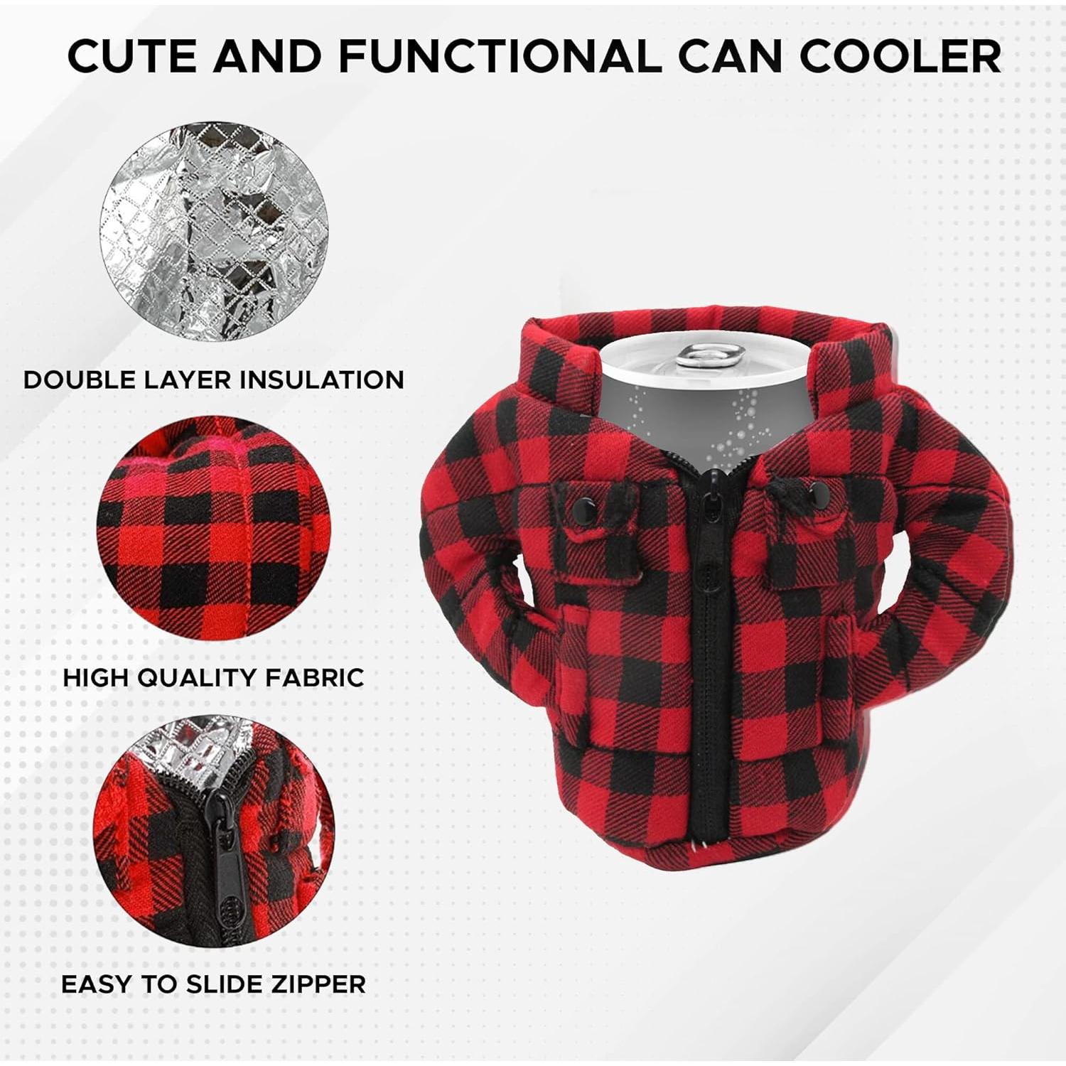 Chaleco Enfriador de Latas Gadgetime Rojo Algodón 355ml