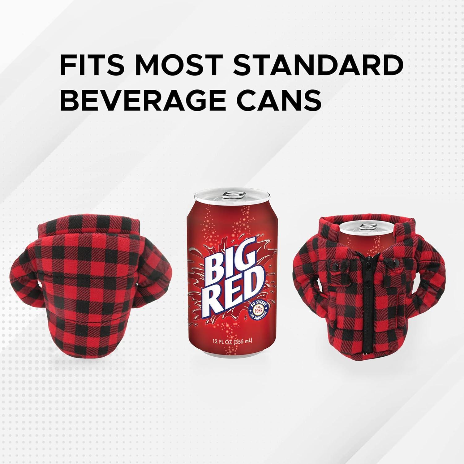 Chaleco Enfriador de Latas Gadgetime Rojo Algodón 355ml