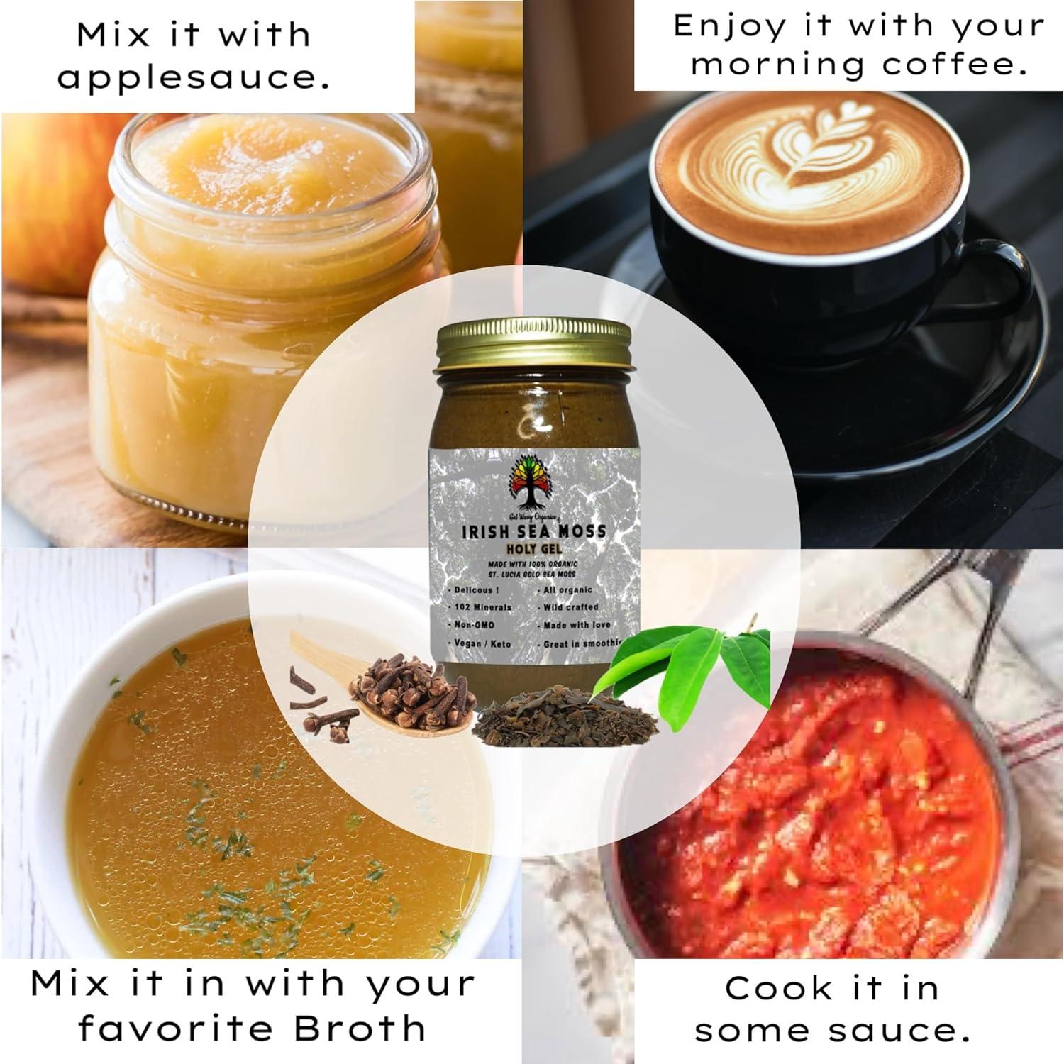 Gel de Musgo Marino Irlandés Get Wavy 450g con Algas y Clavos