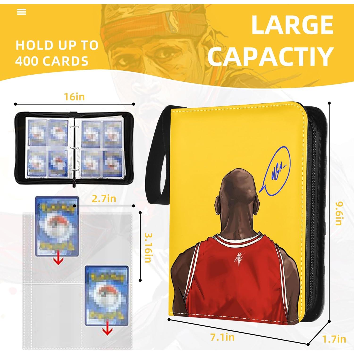 Carpeta de Tarjetas de Baloncesto Aysoner - 400 Tarjetas, Impermeable