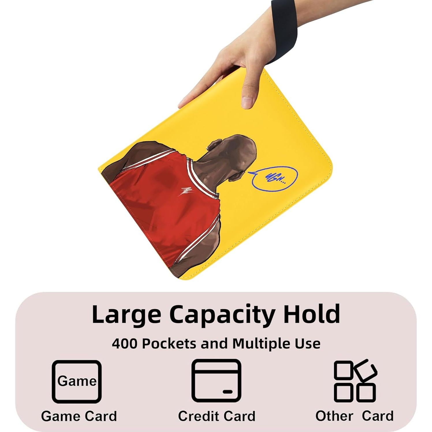 Carpeta de Tarjetas de Baloncesto Aysoner - 400 Tarjetas, Impermeable