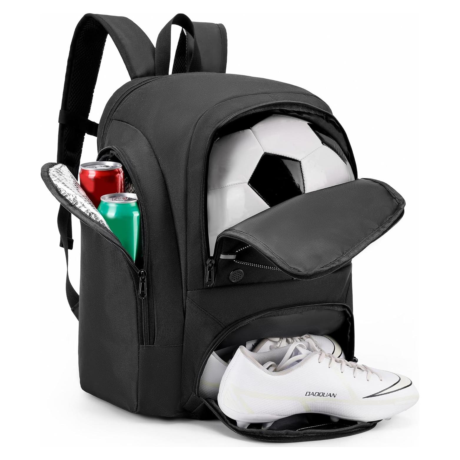 Mochila Deportiva Resistente al Agua ZQN-BAG-ALL - Negro