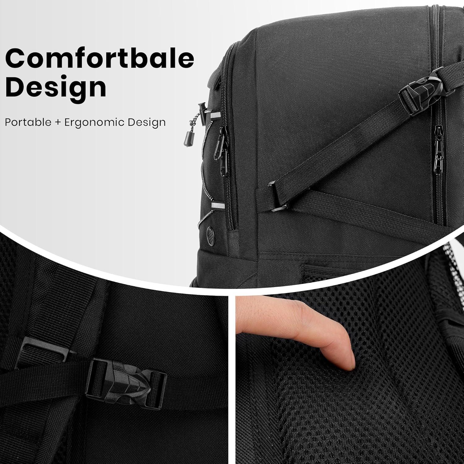 Mochila Deportiva Resistente al Agua ZQN-BAG-ALL - Negro