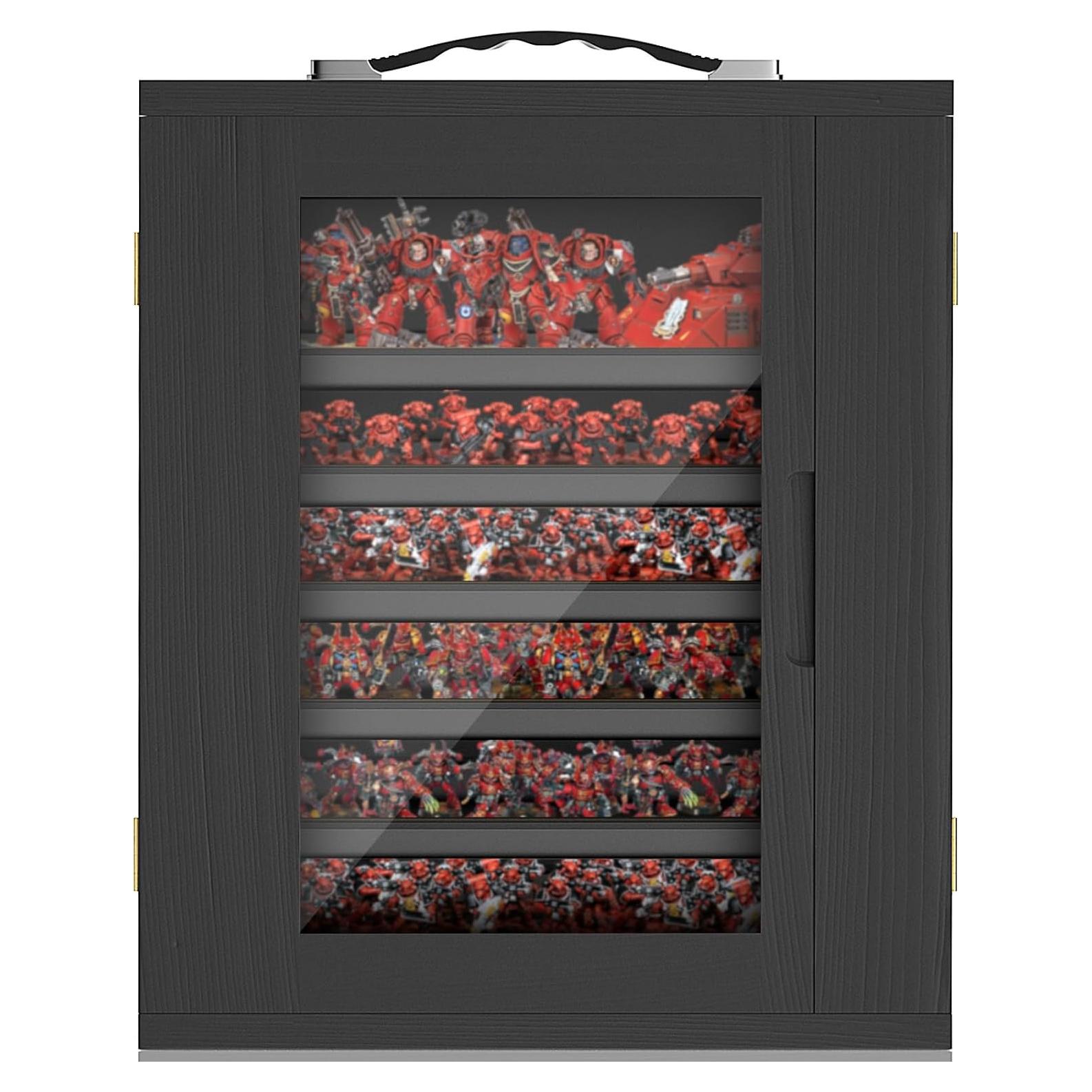 Caja de Almacenamiento en Miniatura WELIDAY 37.1x29x43.2cm Negra