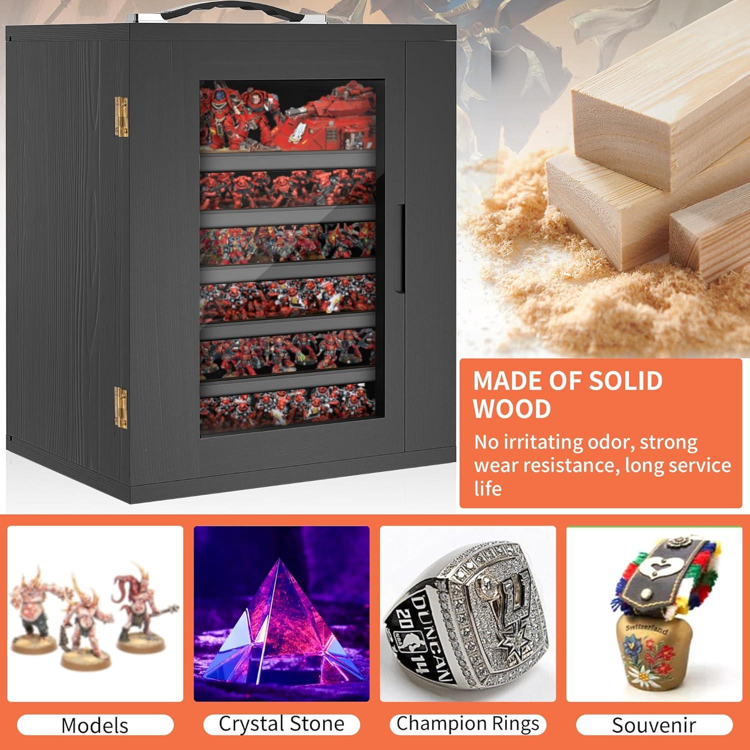 Caja de Almacenamiento en Miniatura WELIDAY 37.1x29x43.2cm Negra