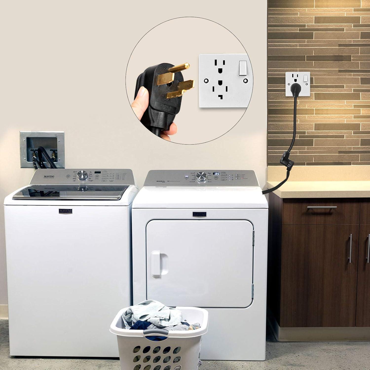 Adaptador Secadora WELLUCK 1.5FT 3 a 4 Patas NEMA 14-30P