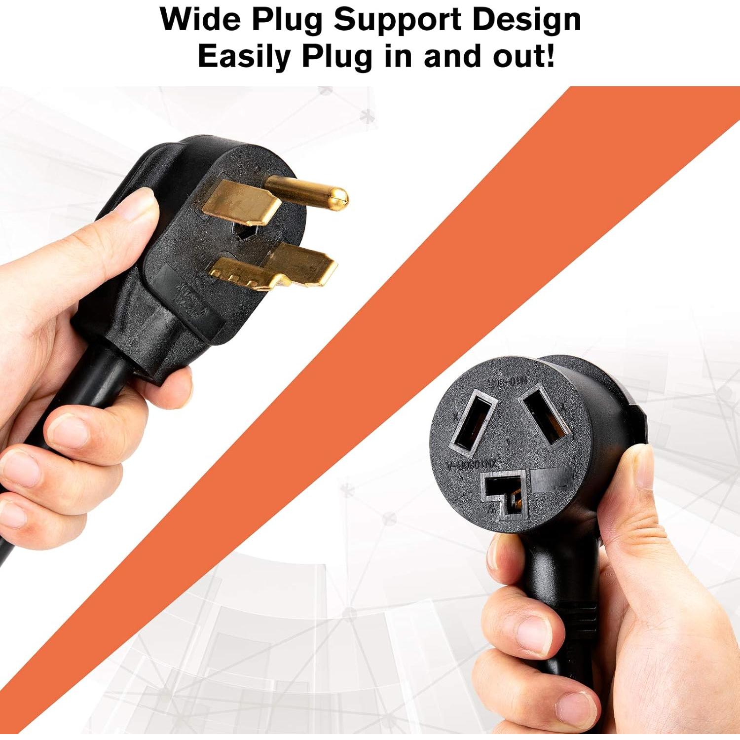 Adaptador Secadora WELLUCK 1.5FT 3 a 4 Patas NEMA 14-30P