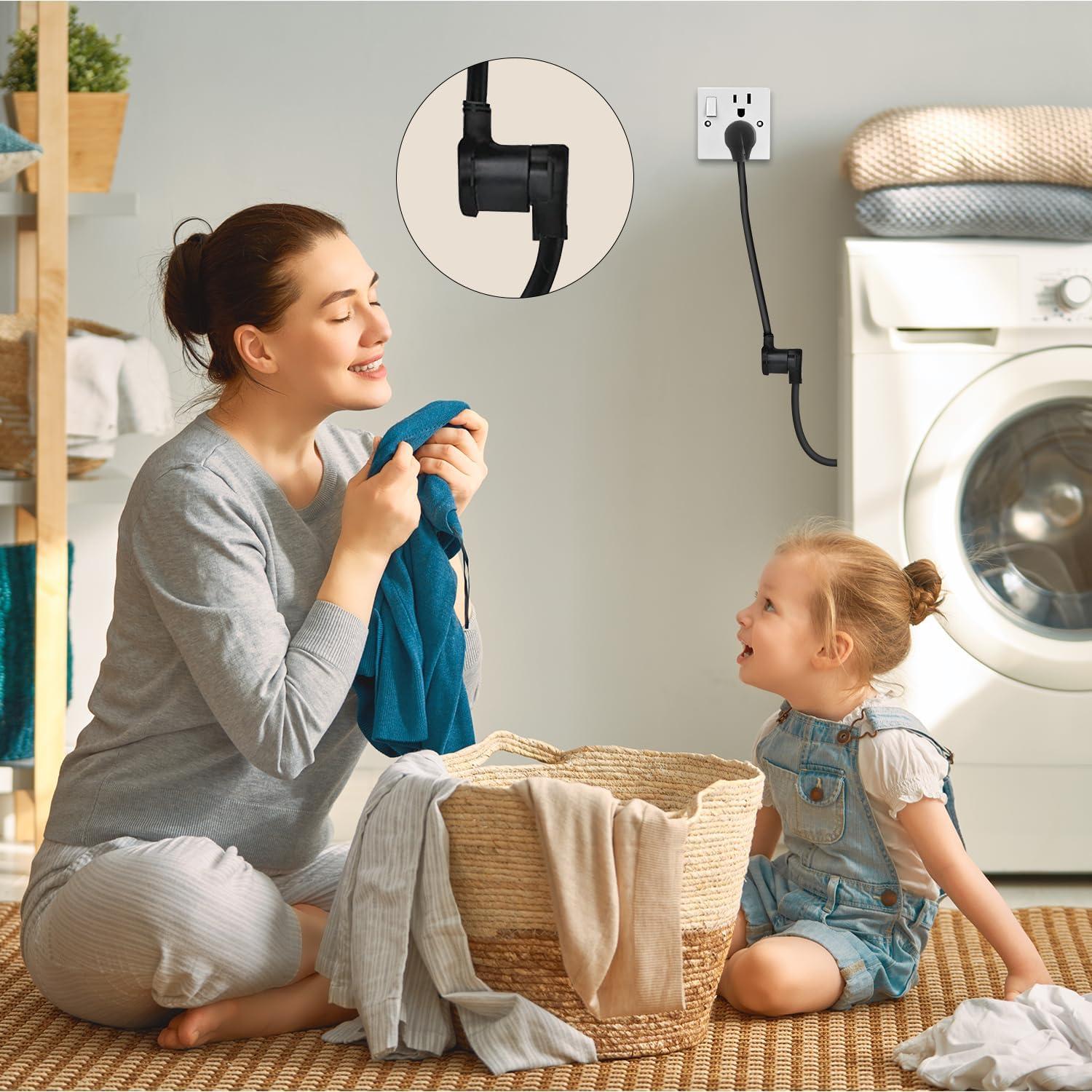 Adaptador Secadora WELLUCK 1.5FT 3 a 4 Patas NEMA 14-30P