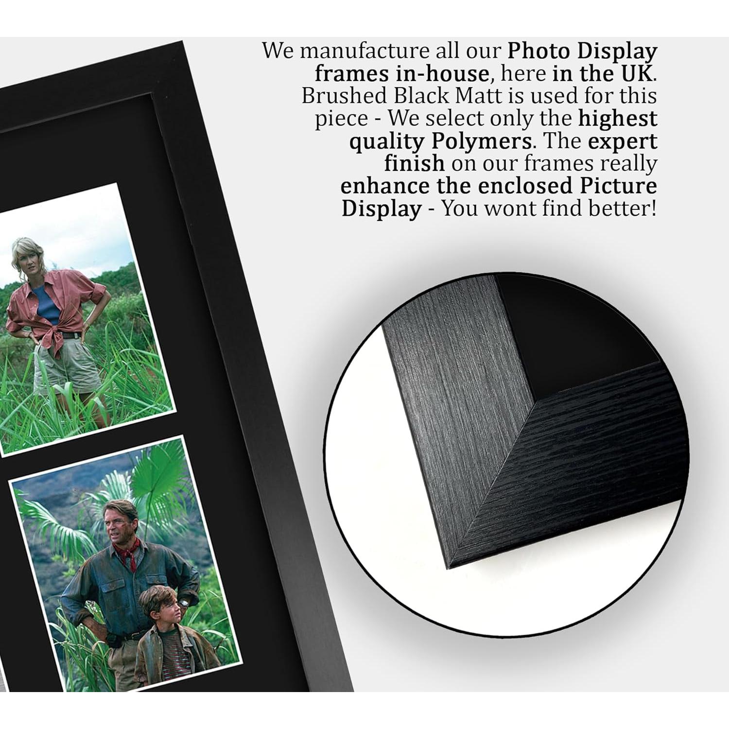 Montaje Enmarcado Jurassic Park 1 HWC Trading 33x45 cm