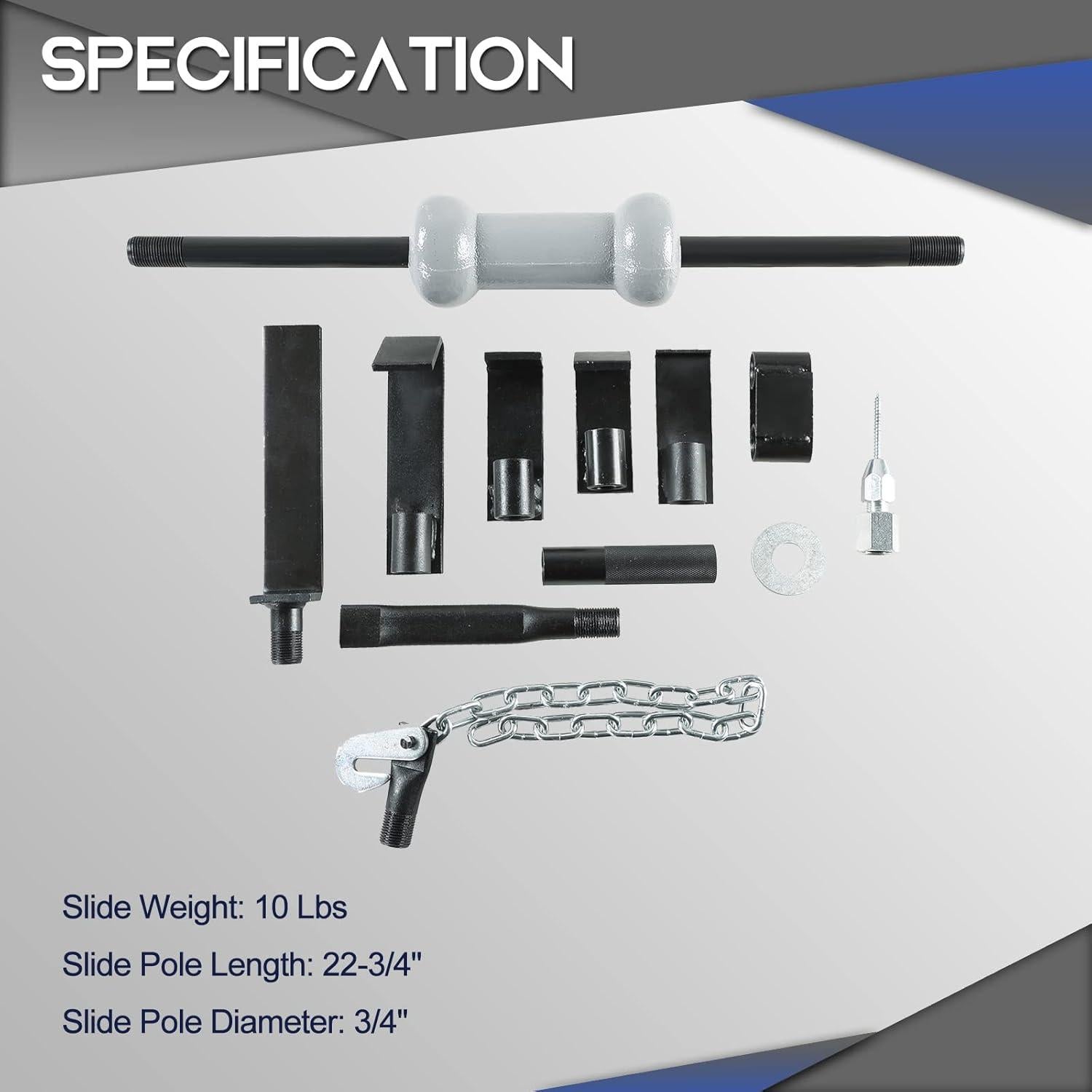 Extractor de Abolladuras ATPEAM 13 Piezas 4,54 kg
