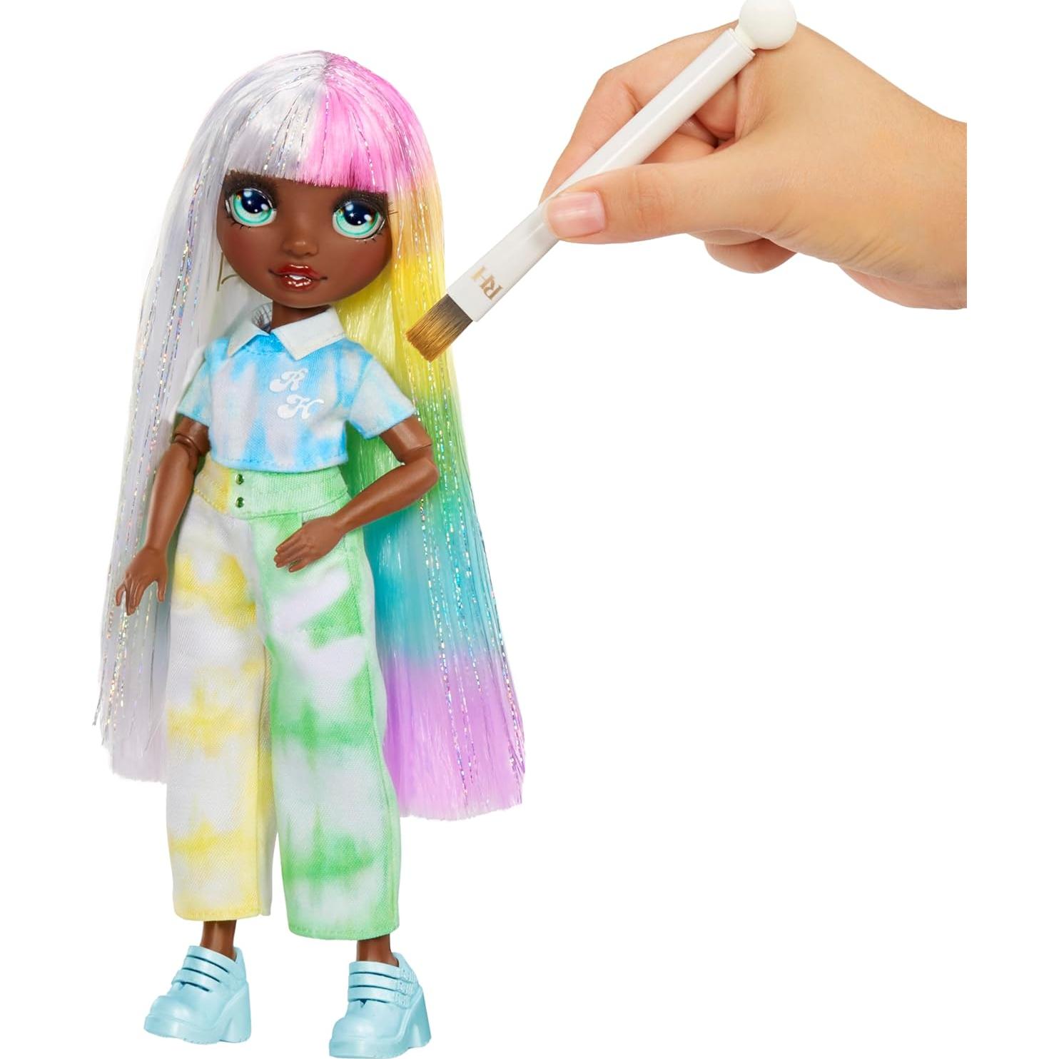 Muñeca DIY Acuarela Rainbow High con Kit de Tie-Dye 4-12 años