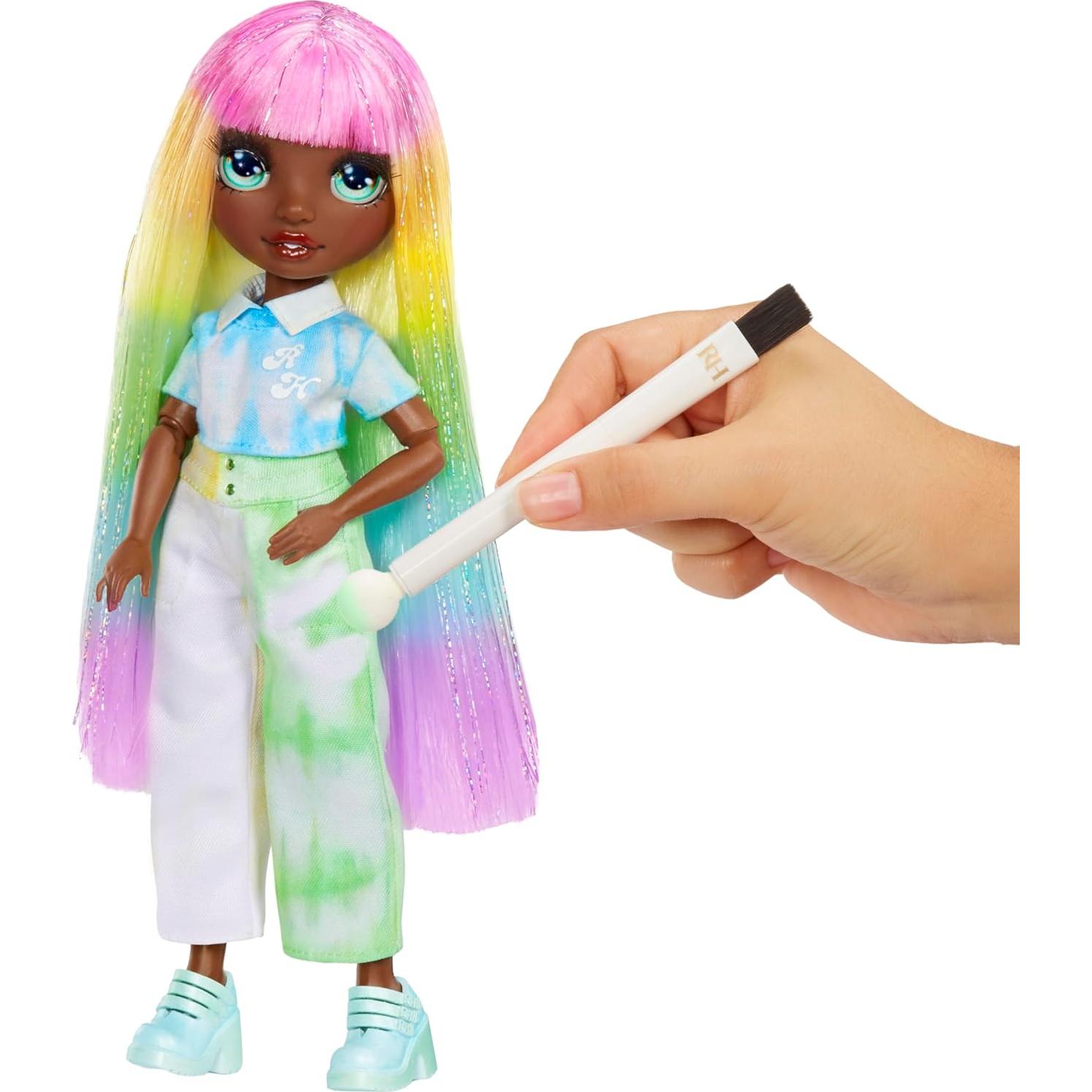 Muñeca DIY Acuarela Rainbow High con Kit de Tie-Dye 4-12 años