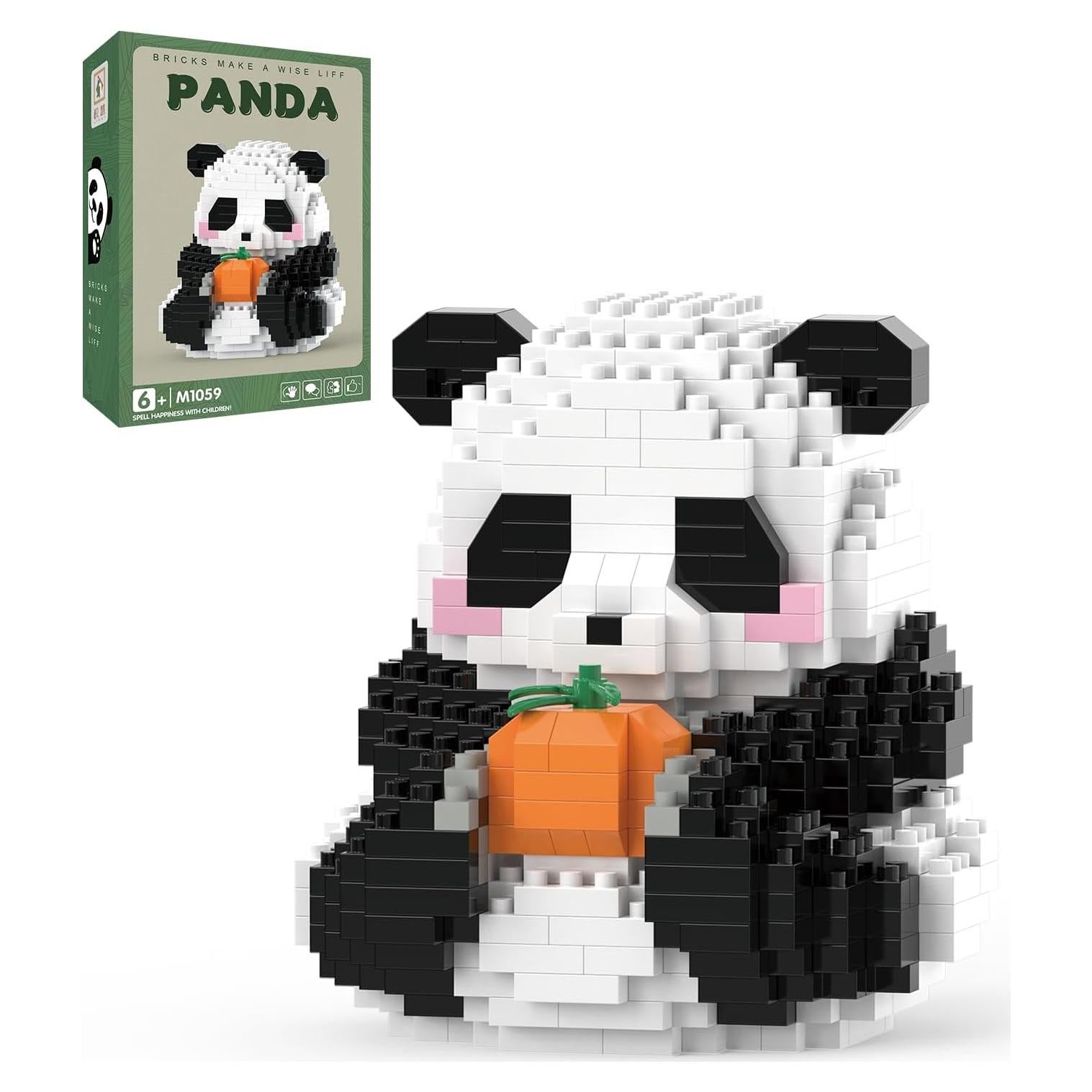 Bloques de Construcción Mini Panda MJDDJA - Juguete Educativo 7.6 cm