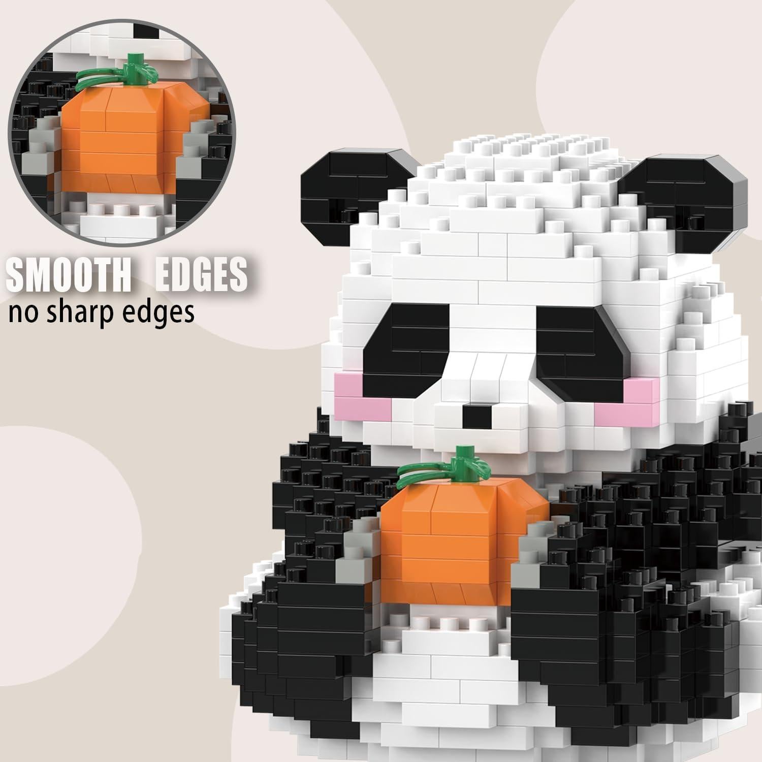 Bloques de Construcción Mini Panda MJDDJA - Juguete Educativo 7.6 cm