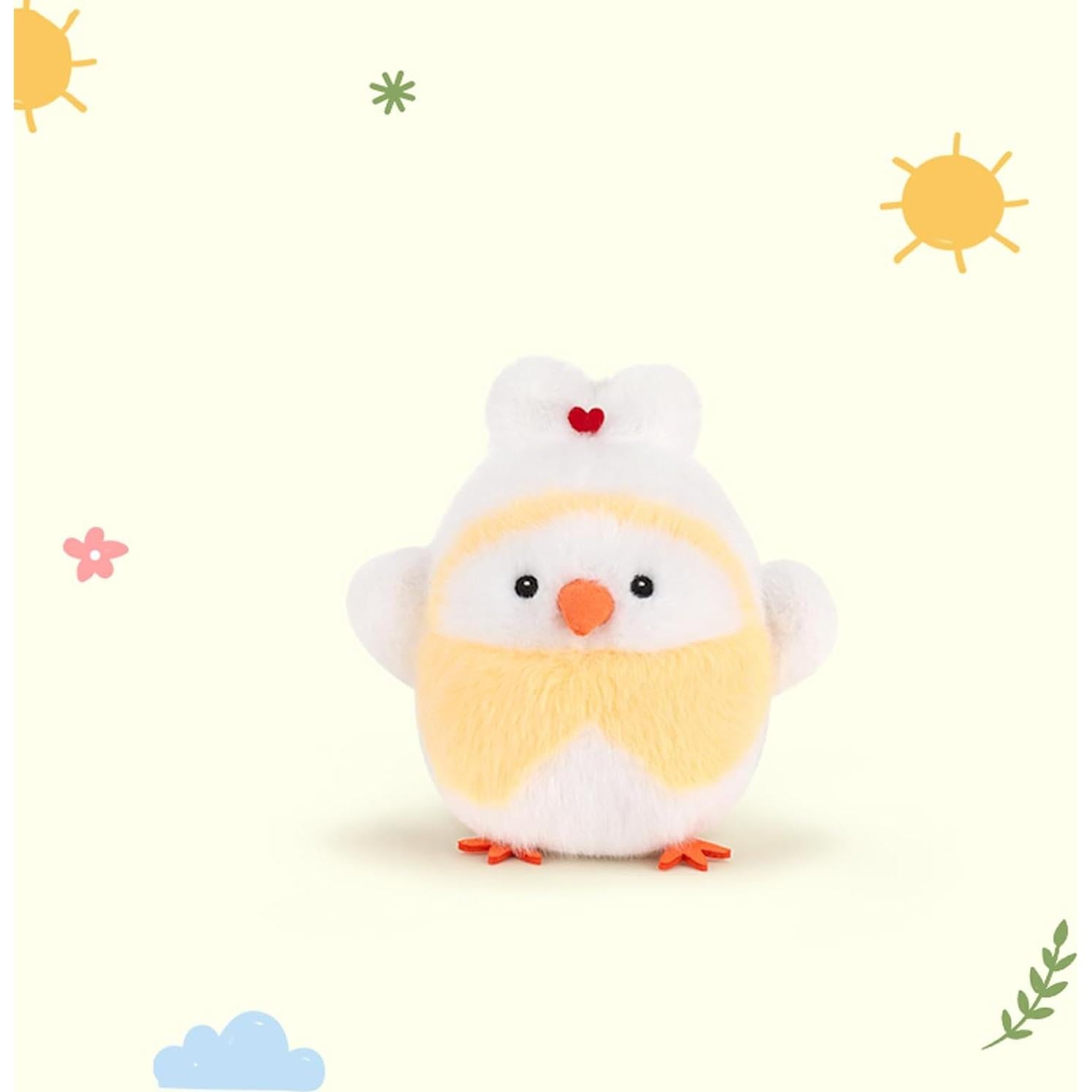 Juguete de Peluche de Pollo Adorlynetty 10.5 cm Suave