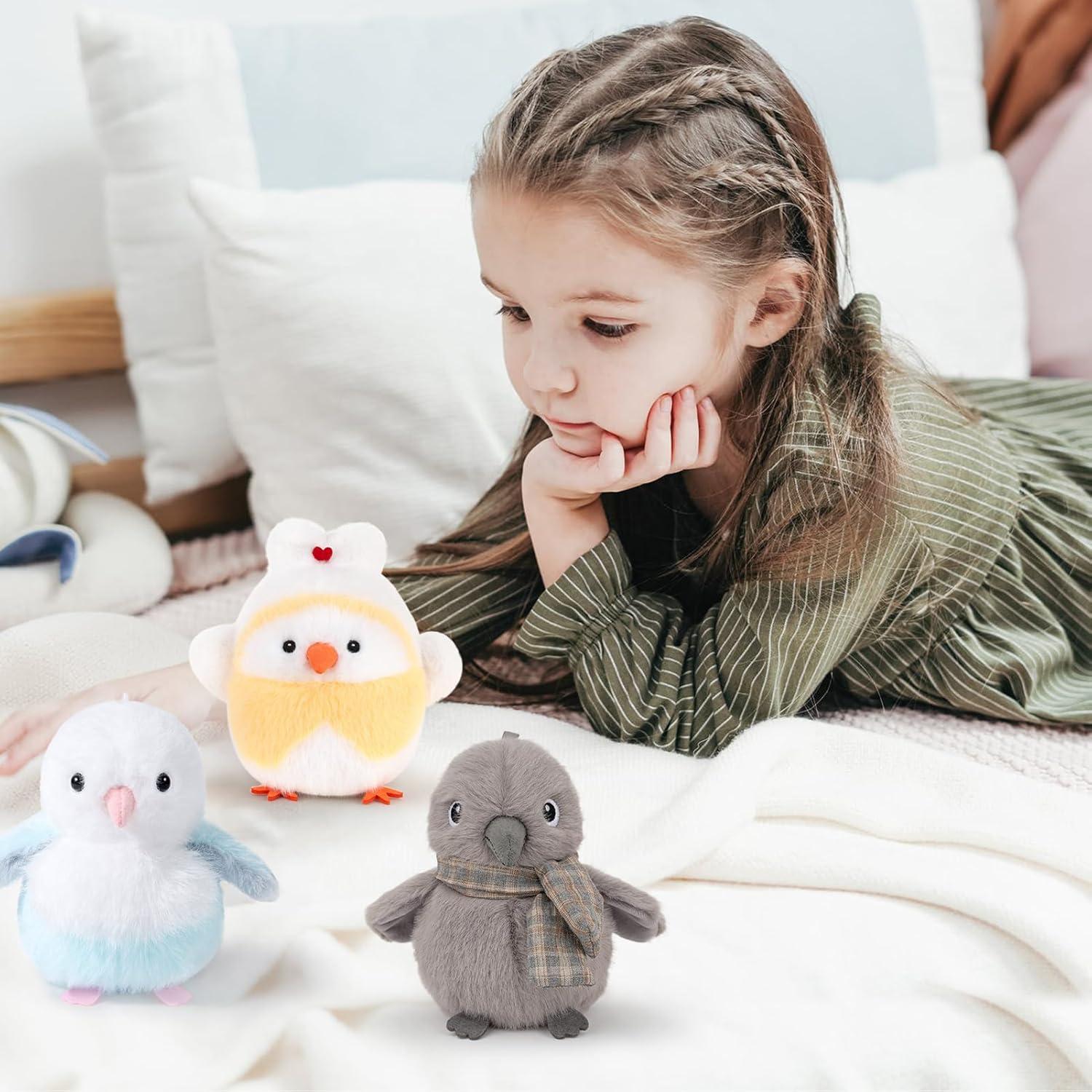 Juguete de Peluche de Pollo Adorlynetty 10.5 cm Suave