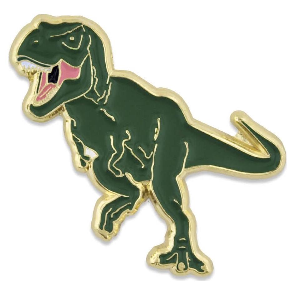 Pin de Solapa Esmalte T-Rex Verde PinMart 3.18 cm