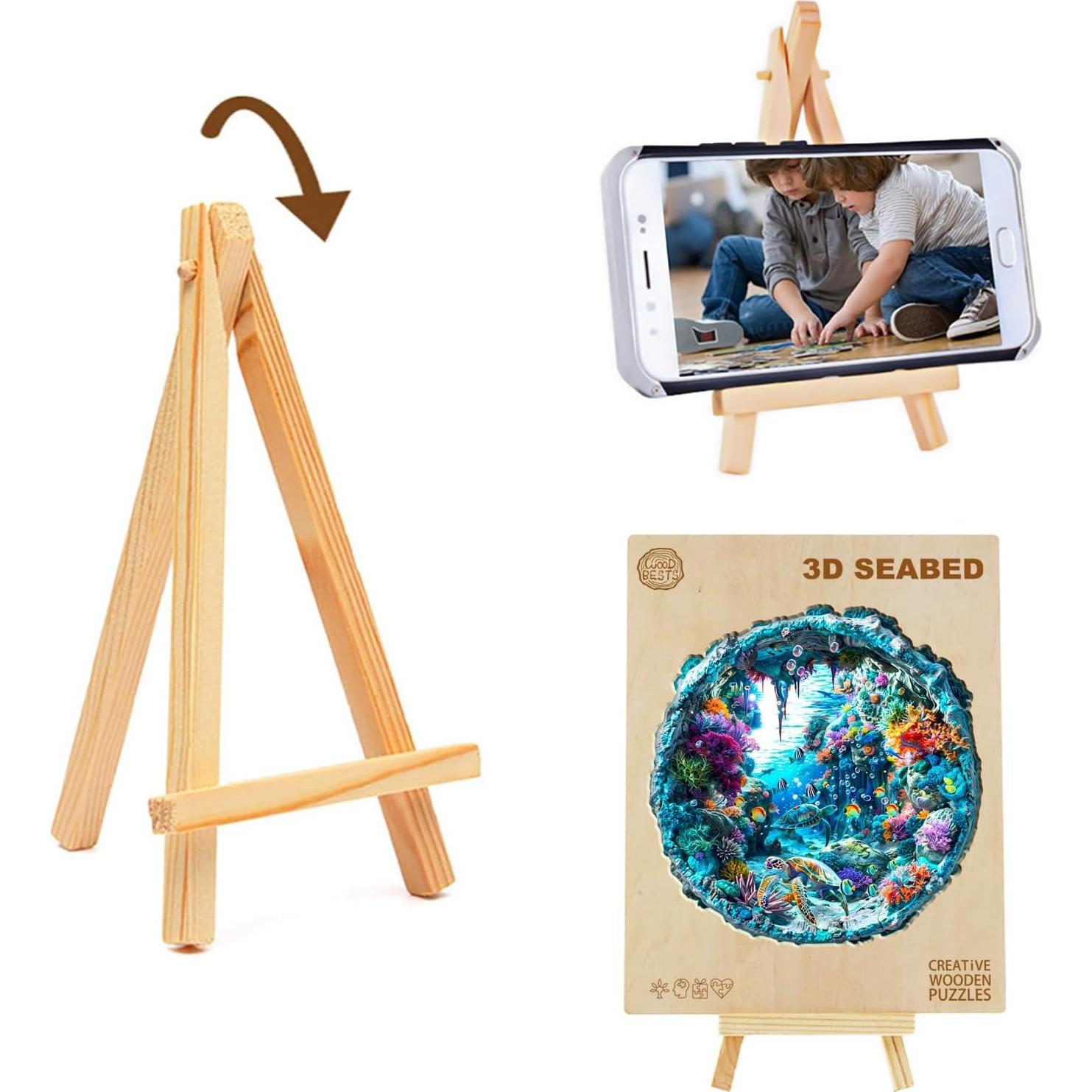 Rompecabezas 3D de Madera Welsky Fondo Marino 100 Piezas