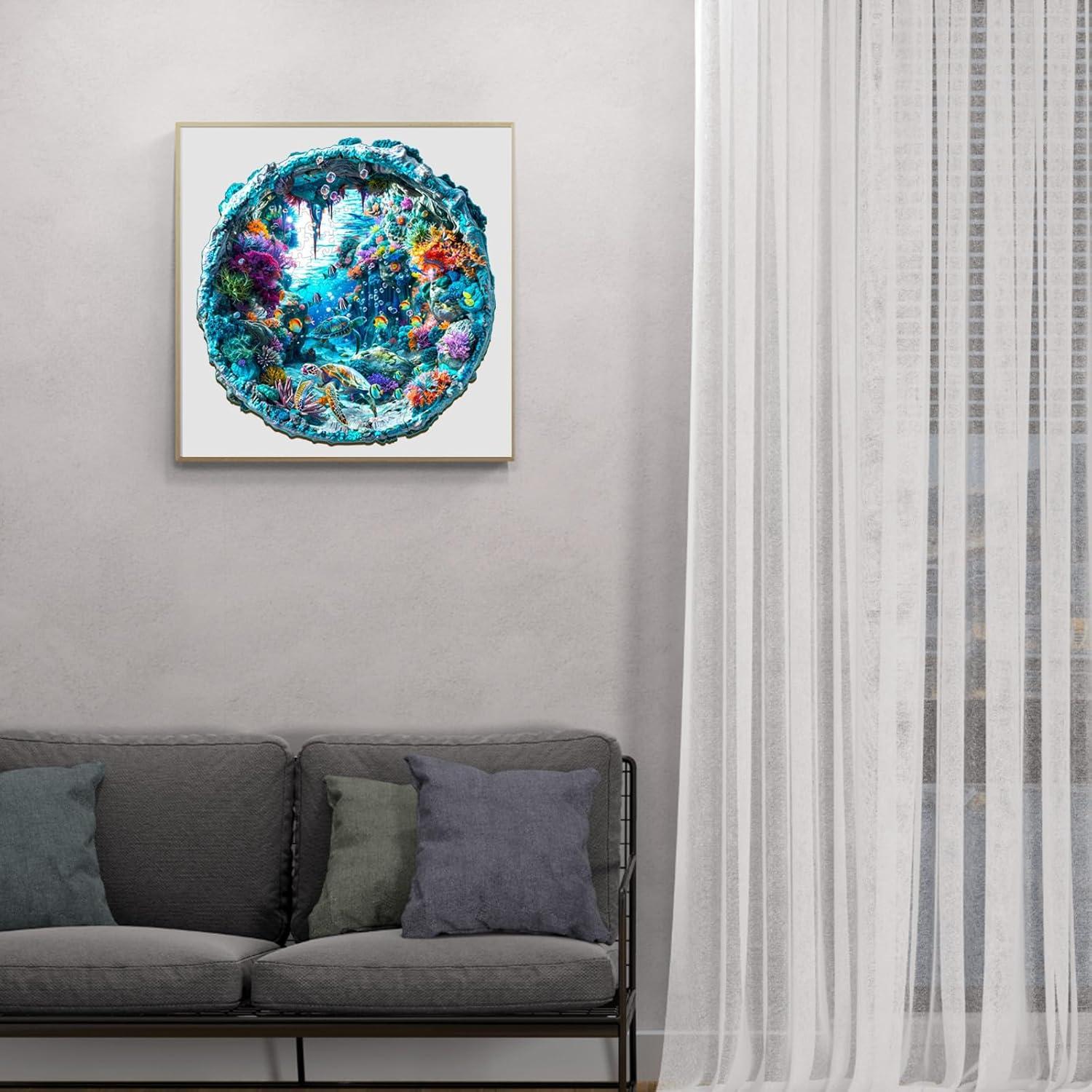 Rompecabezas 3D de Madera Welsky Fondo Marino 100 Piezas