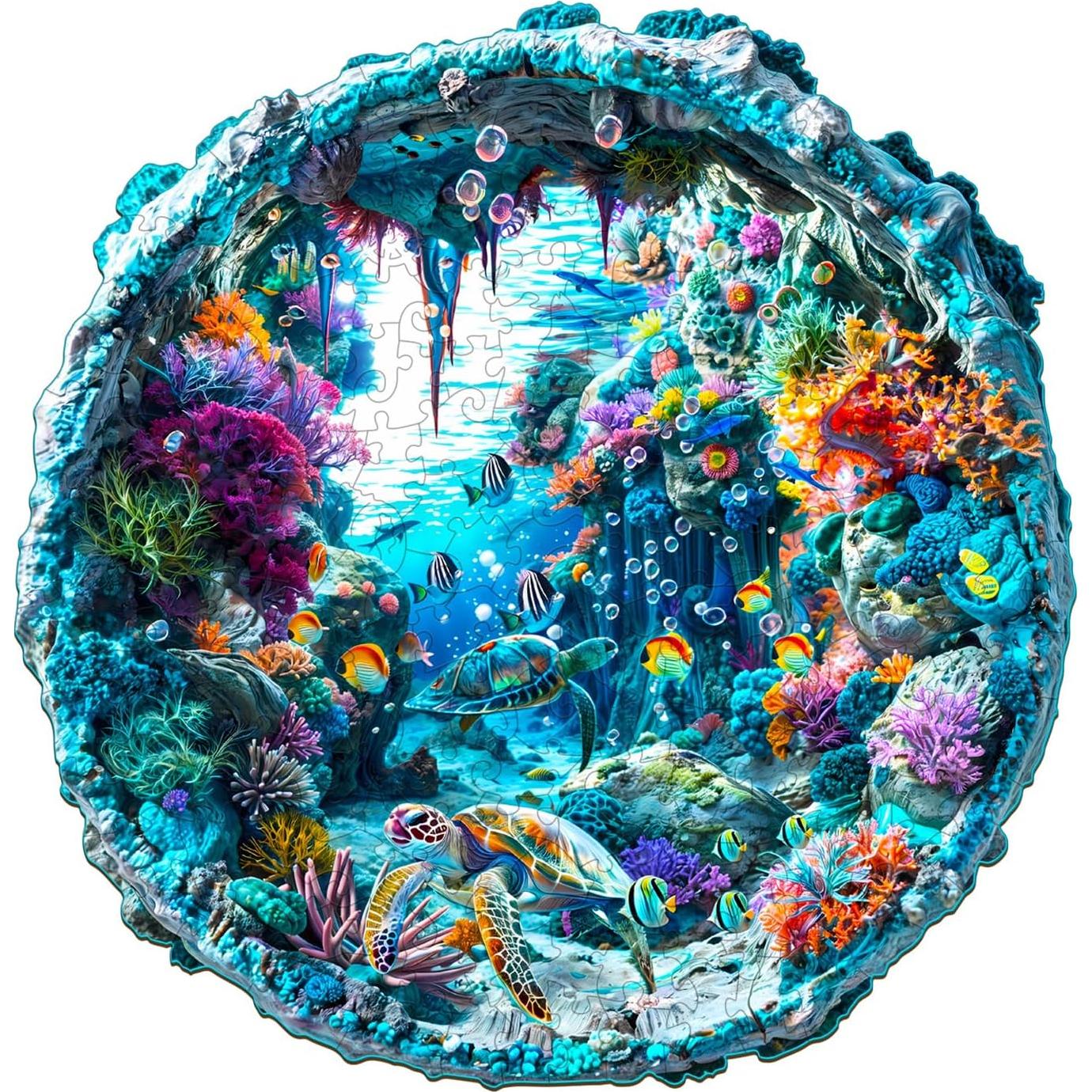Rompecabezas 3D de Madera Welsky Fondo Marino 100 Piezas