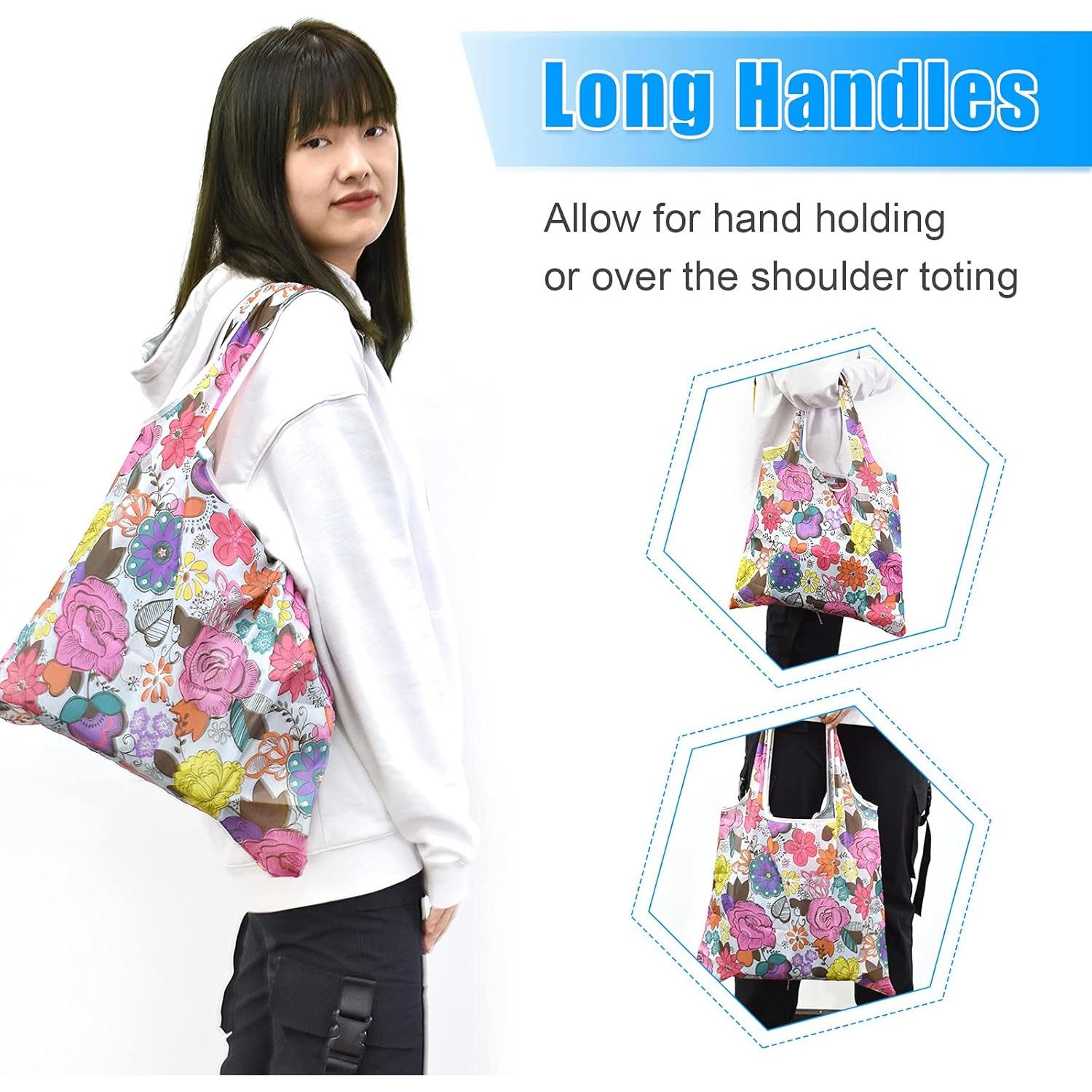 Bolsas de Compras Reutilizables ATAMET - 9 Piezas Plegables 22.7 kg