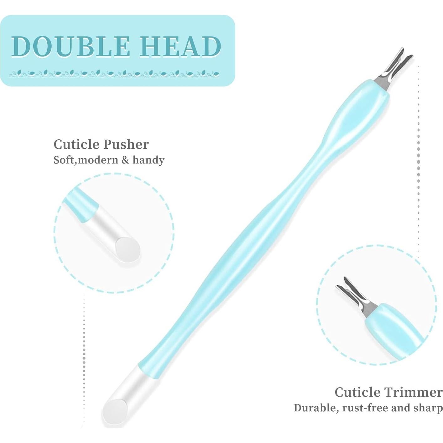 50 Piezas Recortador de Cutículas Heemeei - Herramientas de Uñas