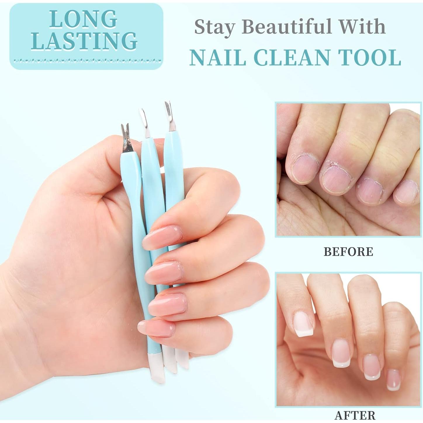 50 Piezas Recortador de Cutículas Heemeei - Herramientas de Uñas