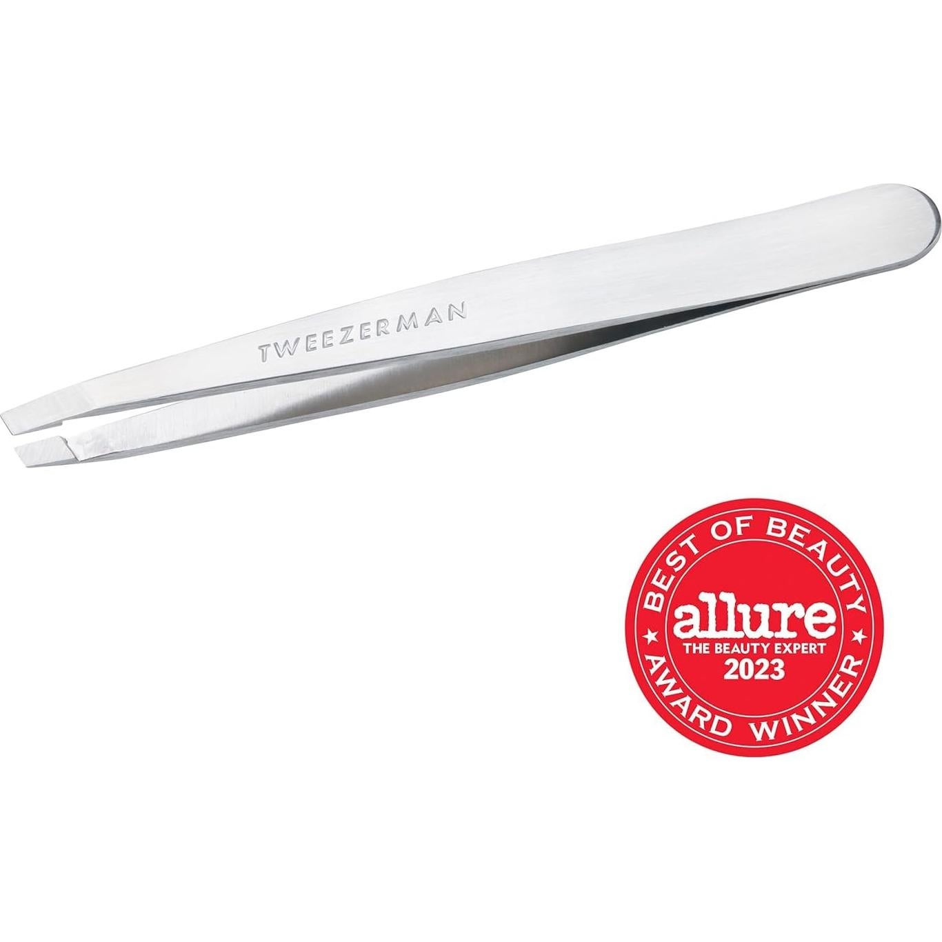 Pinzas de acero inoxidable Tweezerman - Plata platino, precisión