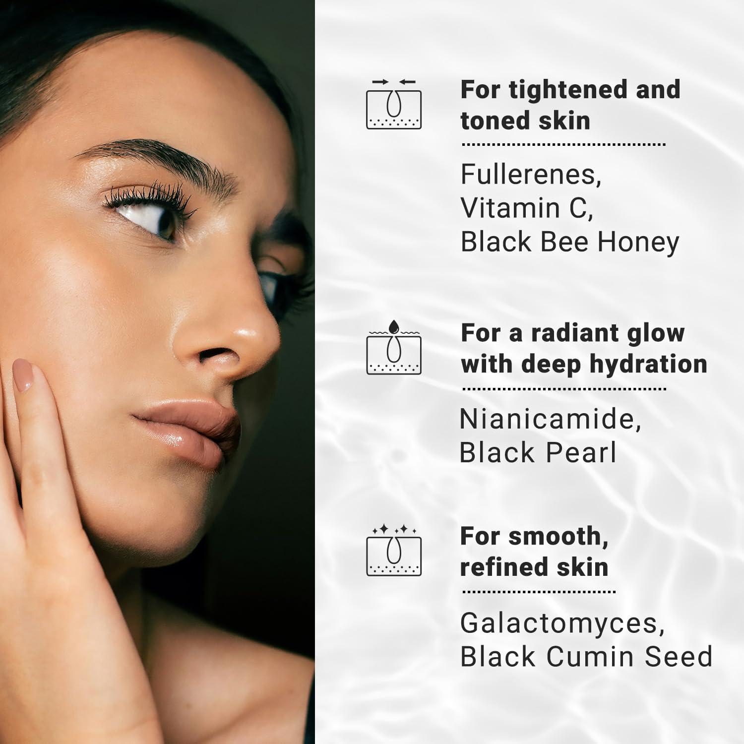 Mascarillas Exfoliantes Lululun HYDRA-F 21 EA Carbón y Perla Negra