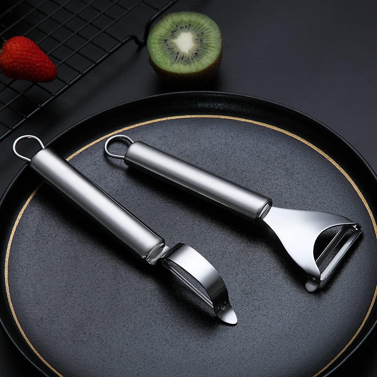 Juego de 2 Peladores de Verduras Kyraton Acero Inoxidable