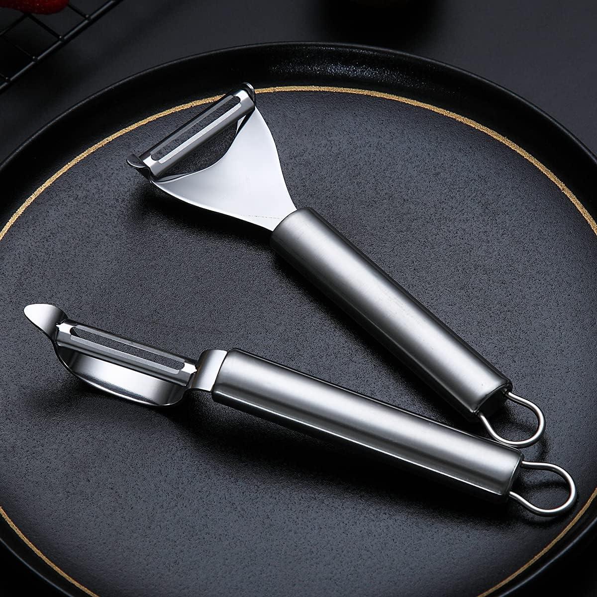 Juego de 2 Peladores de Verduras Kyraton Acero Inoxidable