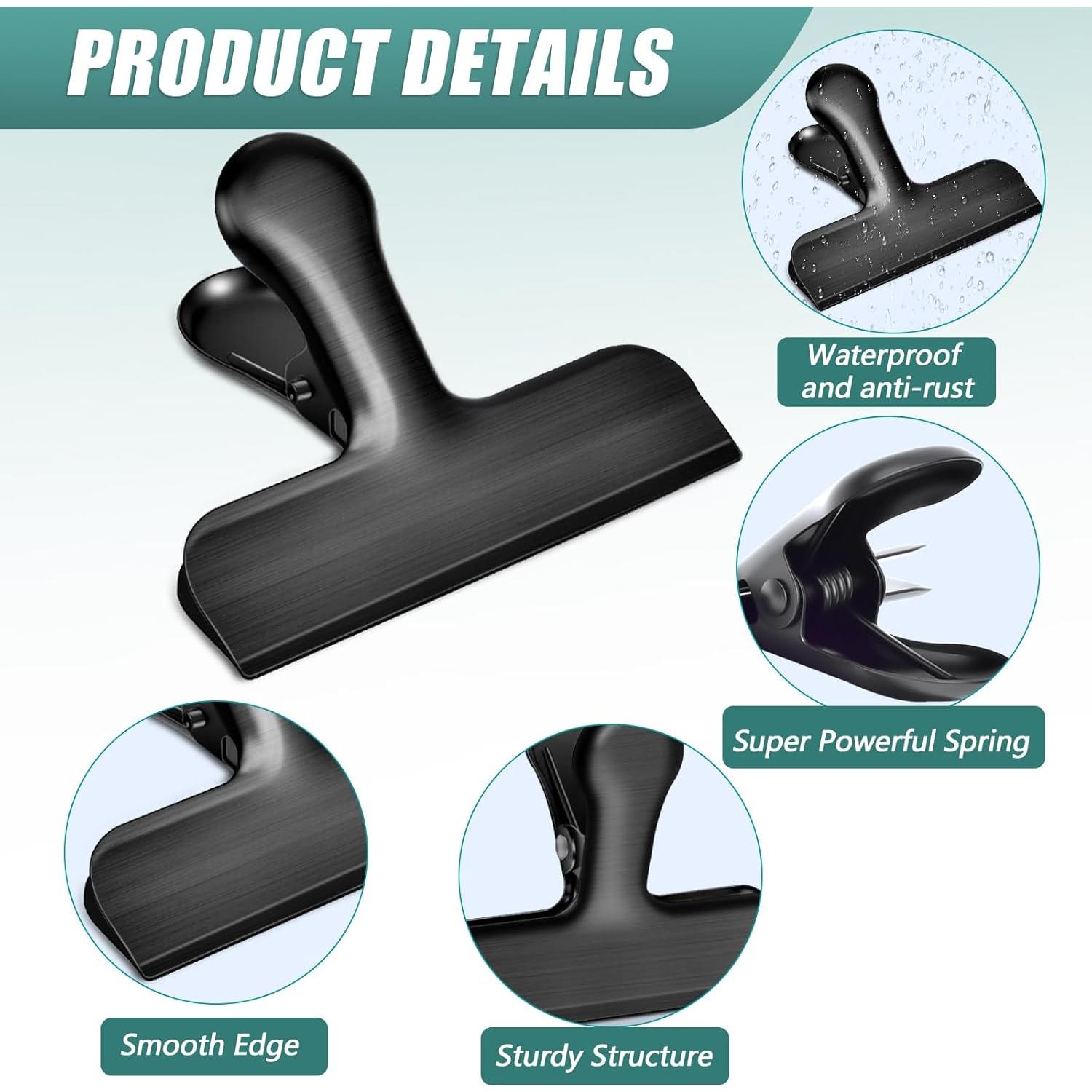 Pinzas de Acero Inoxidable FPMYB para Alimentos - 10 Piezas