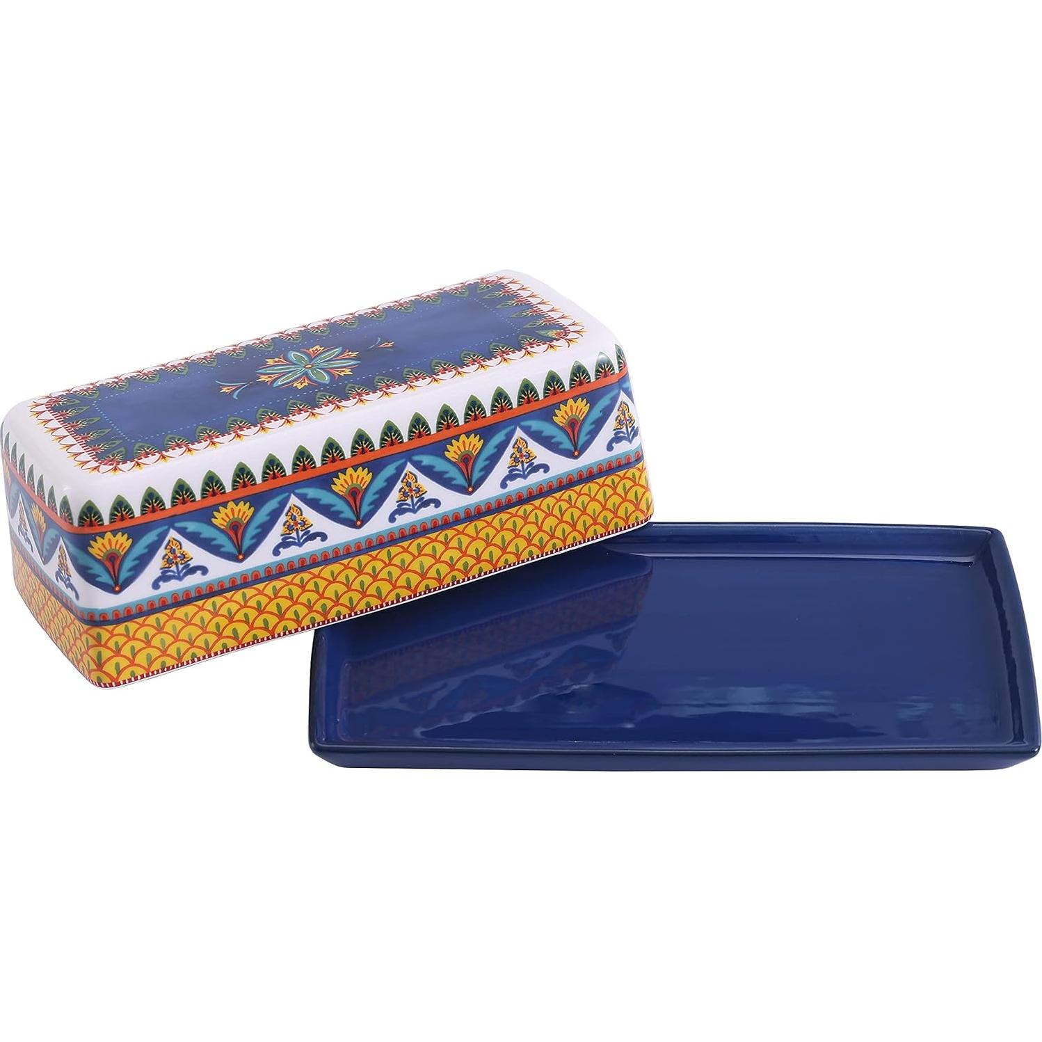 Plato de Mantequilla Bico Havana Cerámica con Tapa 0.55 kg