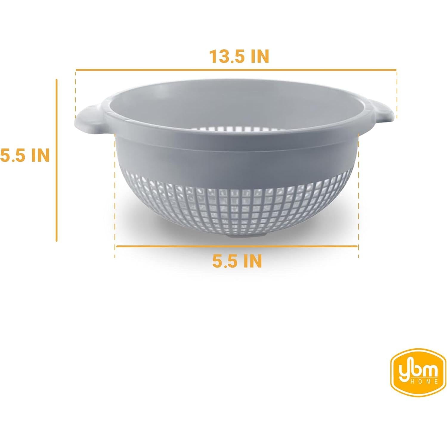 Colador de Plástico YBM HOME Profundo 34.3 cm - Libre de BPA