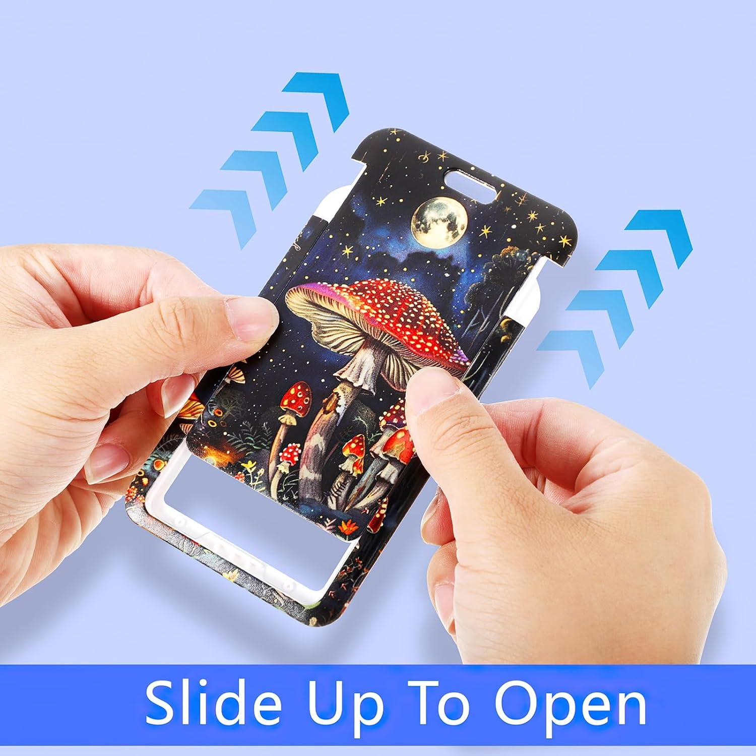 Portatarjetas Retráctiles BESARME 2 Pack con Clip y Soporte ID