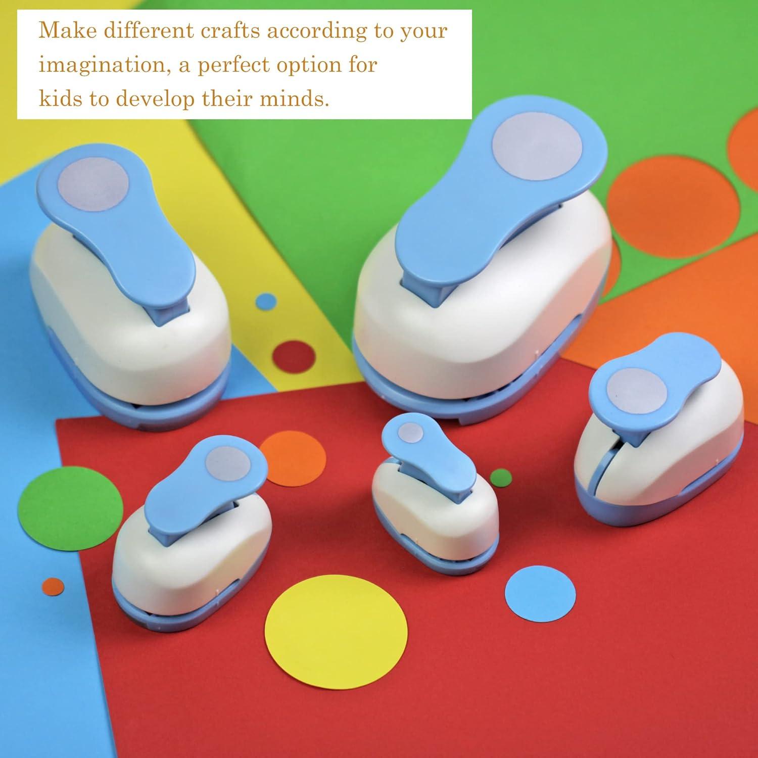 Set de 5 Perforadoras de Papel Circulares ECOHU - 0.76 a 5.08 cm