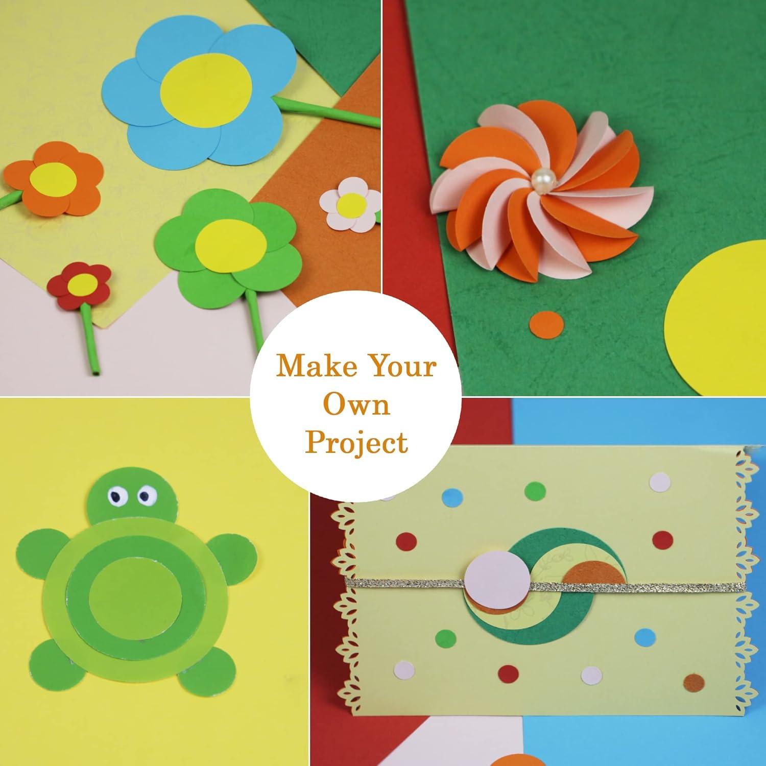 Set de 5 Perforadoras de Papel Circulares ECOHU - 0.76 a 5.08 cm