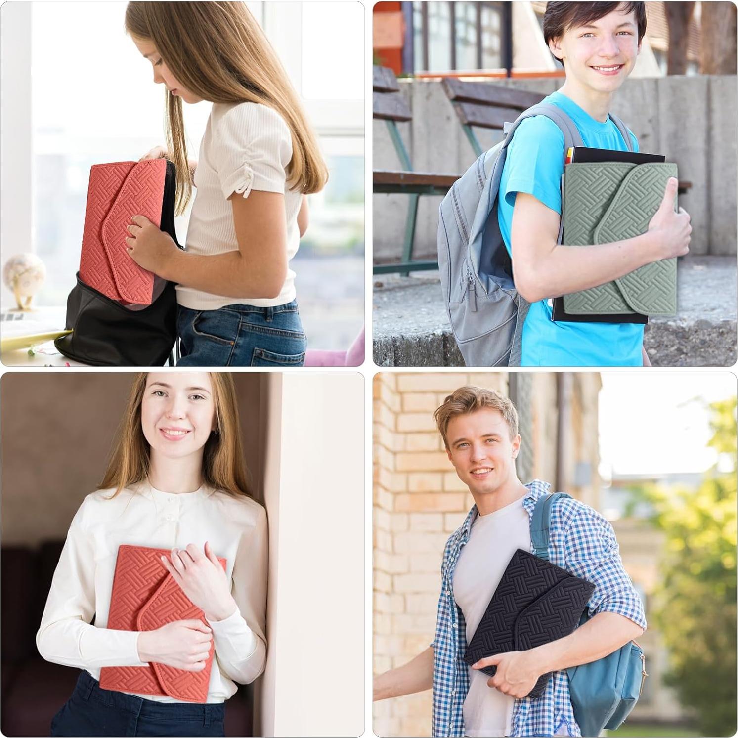 Cubierta de Libro Reutilizable Aplufine Rosa con Cierre Magnético