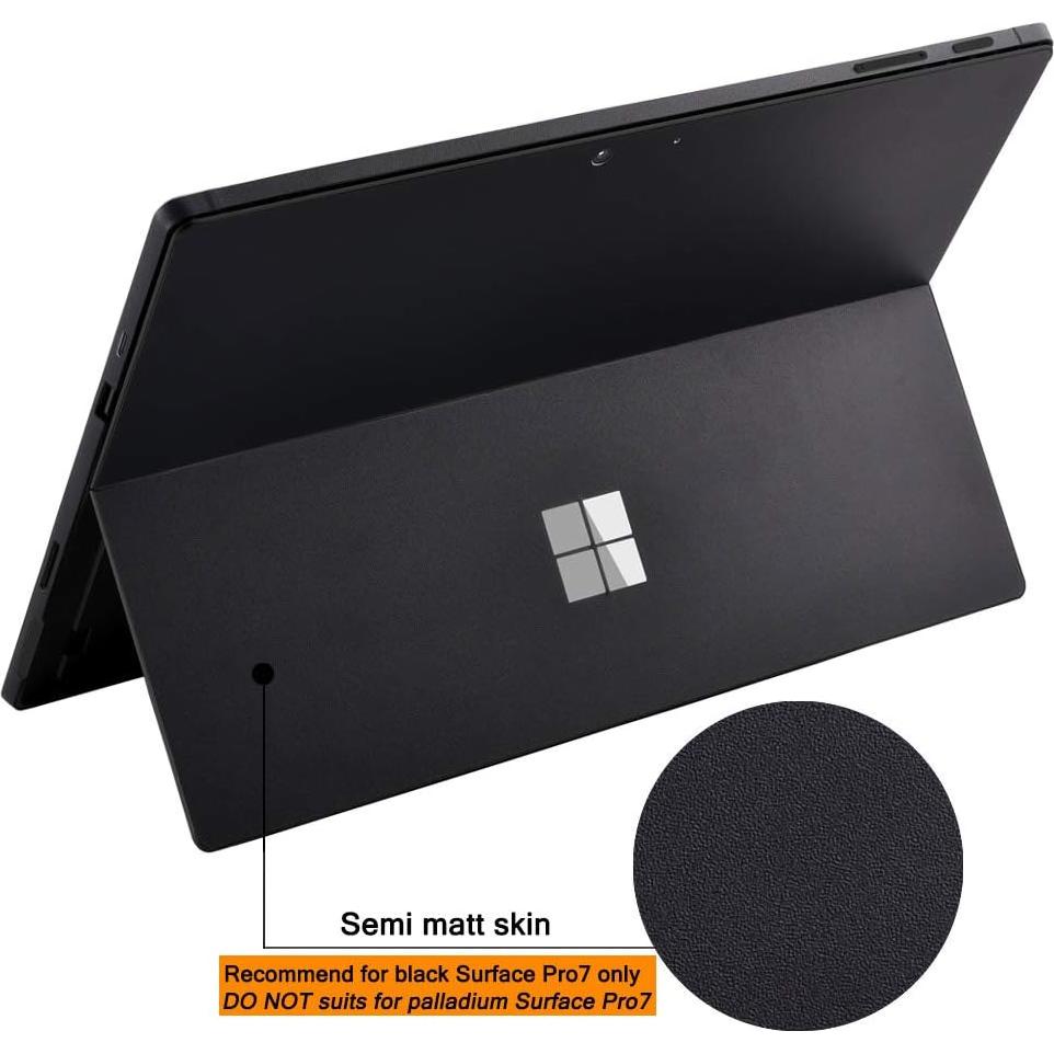Pegatina Vinilo Ultra Fina XISICIAO para Surface Pro 7 12.3" Negro