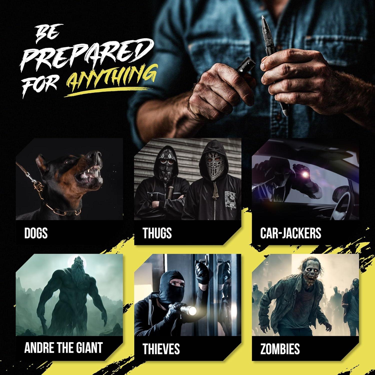 Bolígrafo Táctico Pain Safari | Autodefensa y Multiherramienta