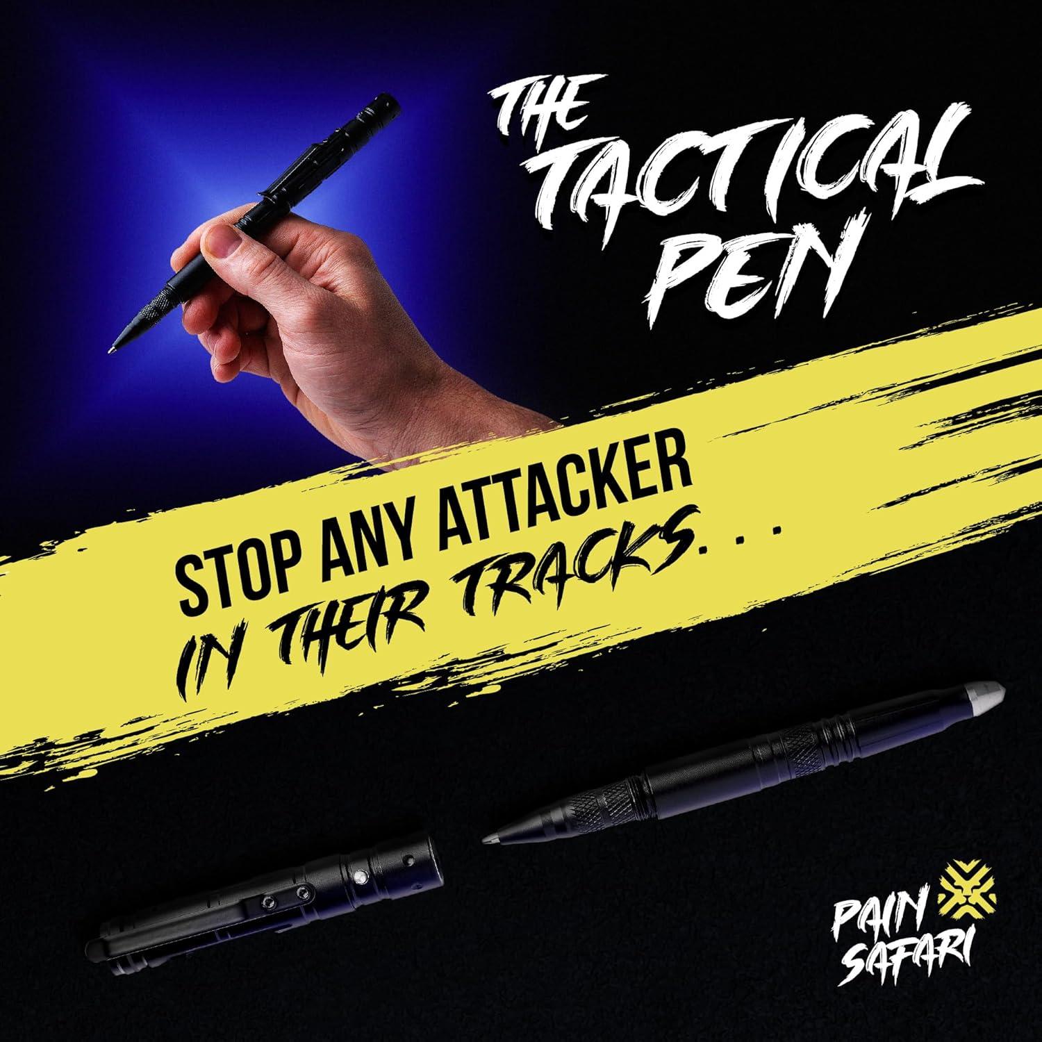 Bolígrafo Táctico Pain Safari | Autodefensa y Multiherramienta
