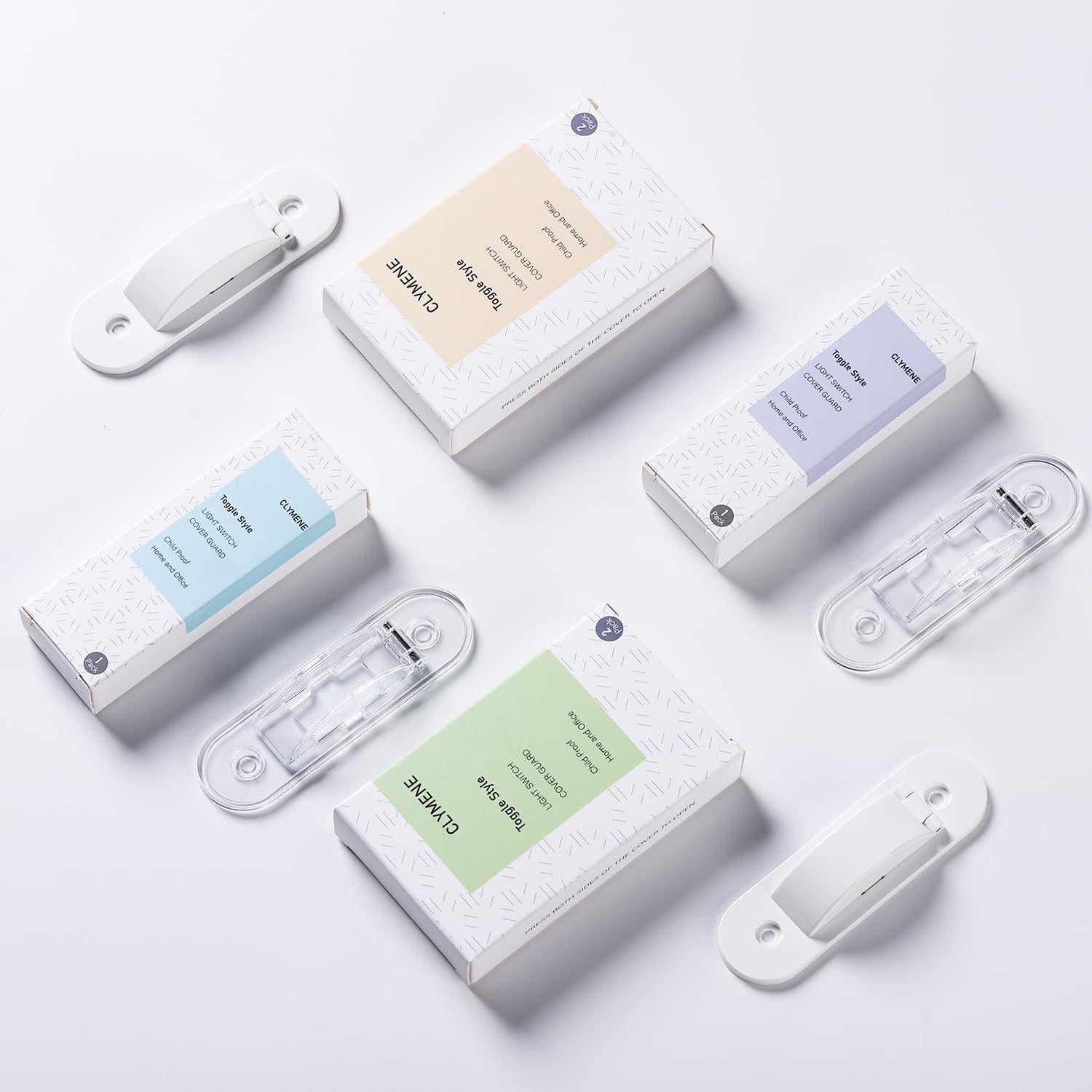 Wall Switch Guard, Child Proof Light Switch Cover Guard | Toggle Style | Light Switch Protection | Keep Toggle Switch in On or Off Position | 1 Pack, White