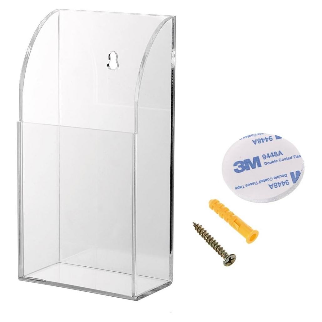 Soporte de Control Remoto Hipiwe Acrílico Transparente 1 Compartimento
