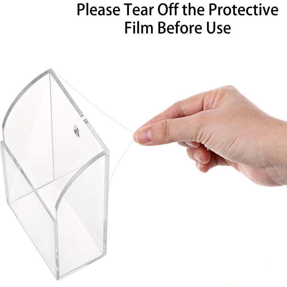 Soporte de Control Remoto Hipiwe Acrílico Transparente 1 Compartimento