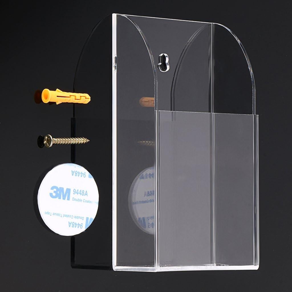 Soporte de Control Remoto Hipiwe Acrílico Transparente 1 Compartimento