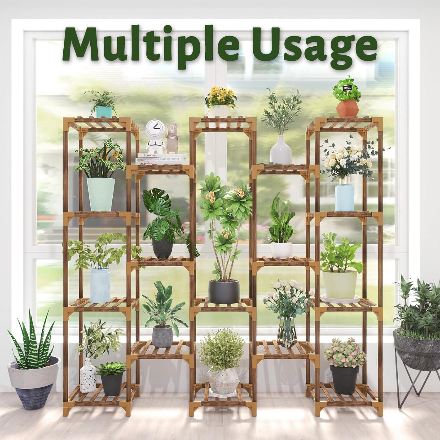 Soporte para Plantas Uneedem 17 Niveles Madera 68 kg