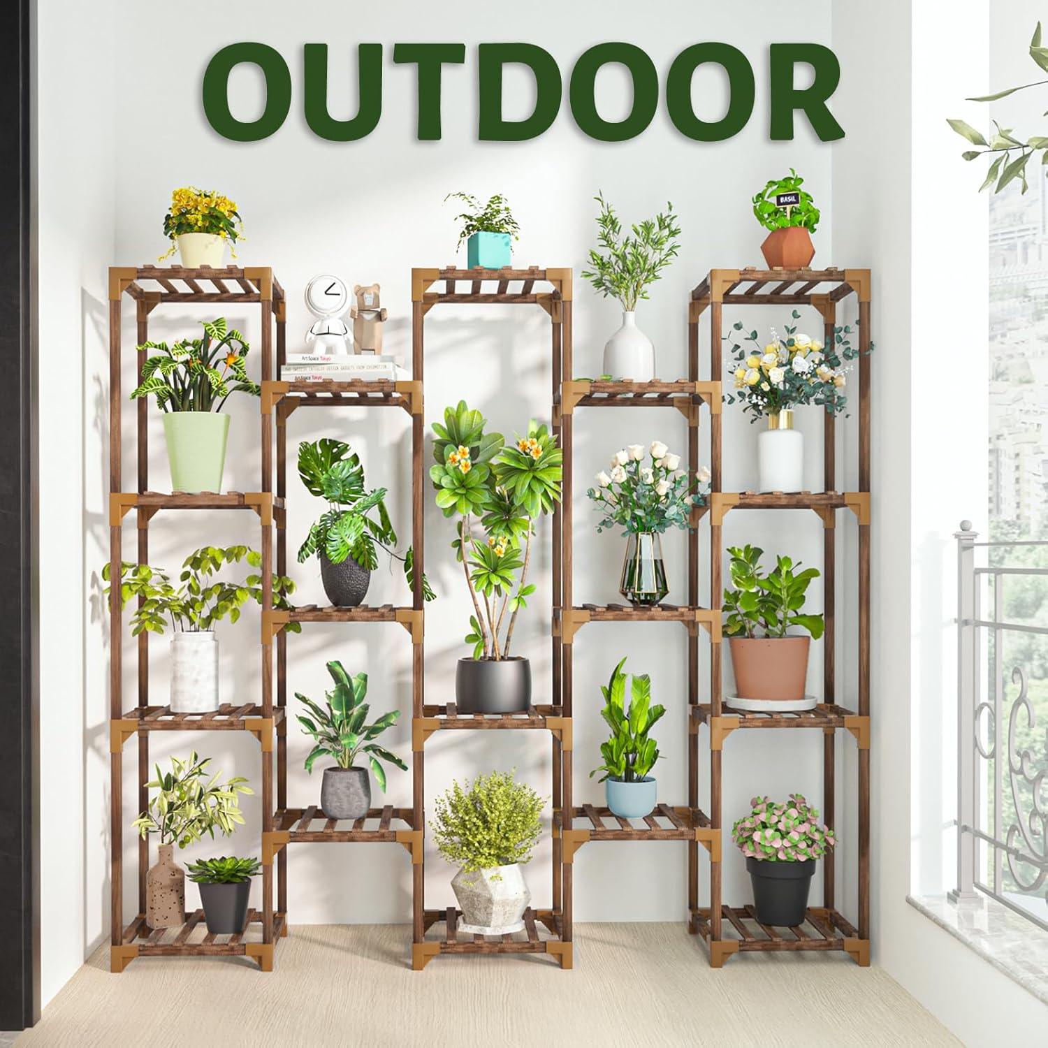 Soporte para Plantas Uneedem 17 Niveles Madera 68 kg